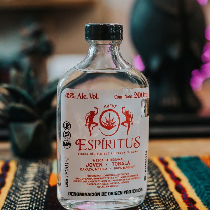 Mezcal Artesanal 9 Espíritus 200 ml Joven  Tobalá